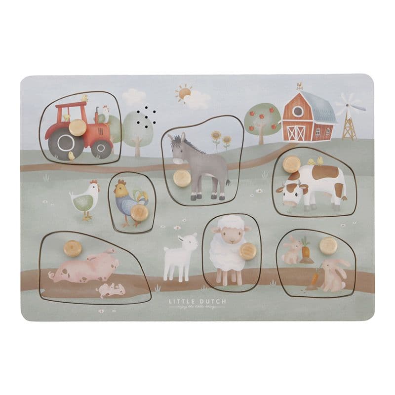 Puzzle sonore de la ferme - LITTLE DUTCH